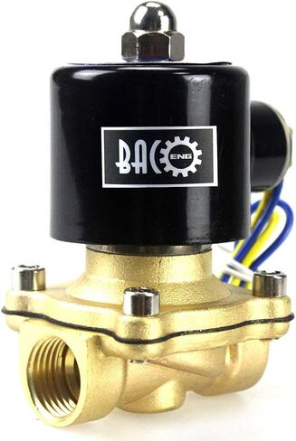 BACOENG VITON 3/4 "صمام الملف اللولبي الكهربائي النحاسي، 110 فولت تيار متردد مغلق عادة in Kuwait