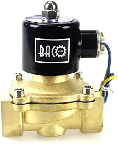 BACOENG VITON 3/4 "صمام الملف اللولبي الكهربائي النحاسي، 110 فولت تيار متردد مغلق عادة in Kuwait