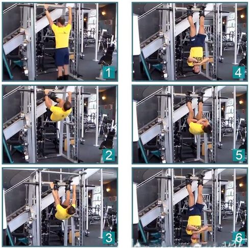 Anti Gravity Inversion Hang Up Boots - Heavy Duty Ankle Holders for Pull Up Bar, Black Padded Foam Fitness Equipment with Locking Buckles, Bearing Capacity 150KG, Includes 2m Safety Rope in Kuwait