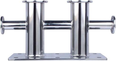 Double Cross Bollard Mooring Bitt Anchor Cleat 10.24x4.72x6.38 Inch (26x12x16.2cm) 316 Stainless Steel Marine Hardware for Speedboats Yachts Fishing Boats in Kuwait
