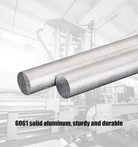 6061 Aluminum Round Rod - 0.75in Diameter x 12in L, 2 PCS Aluminum Rods, Aluminum Round Stock in Kuwait