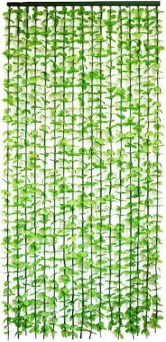 Bamboo Green Door Curtains Decorative Beaded Privacy Curtain Chain 70cm to 120cm Partition Fringe Curtain for Home 70x200cm Size Elegant Door Covering in Kuwait