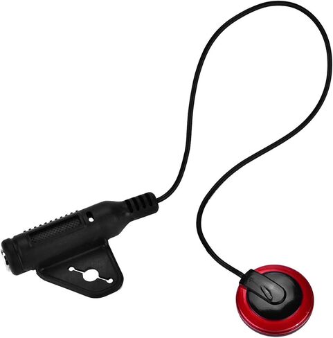 Piezo Pickup, ABS Piezo Microphone, Versatile Acoustic Guitar Pickup with 6.35mm Female Jack, Sound Pick Up with 11.6in Cable for Violin, Ukulele Musical Instrument, Red in Kuwait