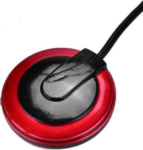 Piezo Pickup, ABS Piezo Microphone, Versatile Acoustic Guitar Pickup with 6.35mm Female Jack, Sound Pick Up with 11.6in Cable for Violin, Ukulele Musical Instrument, Red in Kuwait