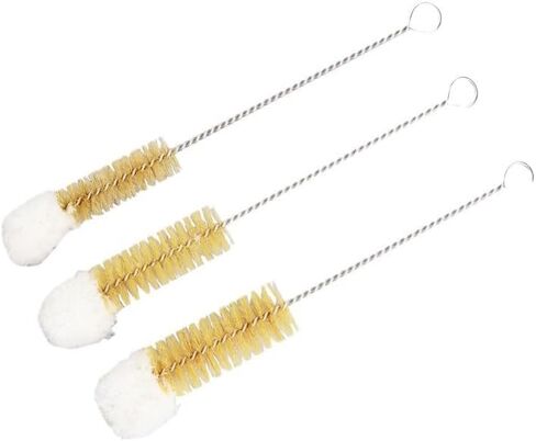 Multi-Use Bendable Bottle Brush Set - Small Crevice Cleaning Brushes for Hydro Flasks, Wine Bottles & Small Containers in Kuwait