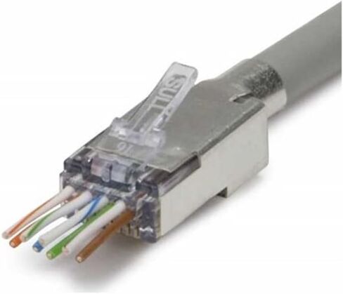 بلاتينيوم تولز 100027C Ezex48 موصل أرضي خارجي RJ45 محمي، 25/ لإنهاء كابل إيثرنت in Kuwait