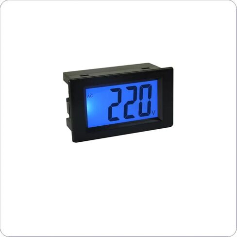 1pc YB4835D AC 50-500V Voltmeter AC Digital Voltmeter 220V 380V Digital Voltage Meter Tester D85 Voltage Meter Volt Meter 2-Wire(Black Cover-White) in Kuwait