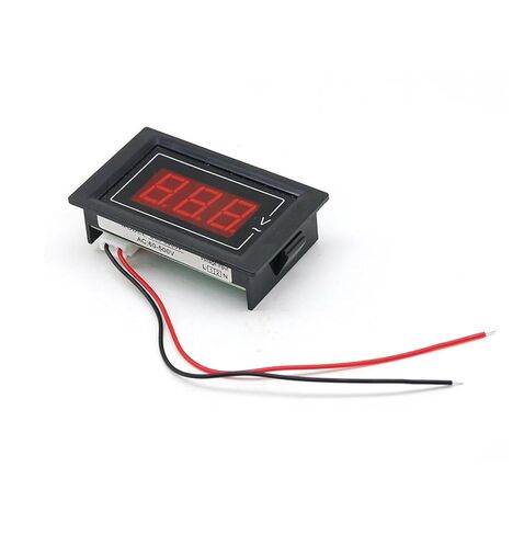 1 قطعة D85-5035 التيار المتناوب شاشة ديجيتال الجهد متر 2-سلك لوحة رقمية متر عرض التيار المتناوب تستر 60-500 فولت جزءا لا يتجزأ من جهاز قياس الجهد الكهربائي in Kuwait