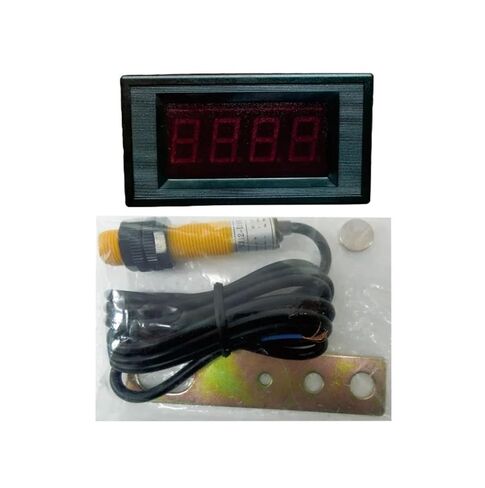 1 قطعة YB5135C عداد رقمي DC5V أو 12 فولت آلة ثقب مغناطيسية بمفتاح مغناطيسي LED 0.56 بوصة تراكم قالب عداد كهربائي (PW8-24V (مغلق بالكامل)) in Kuwait