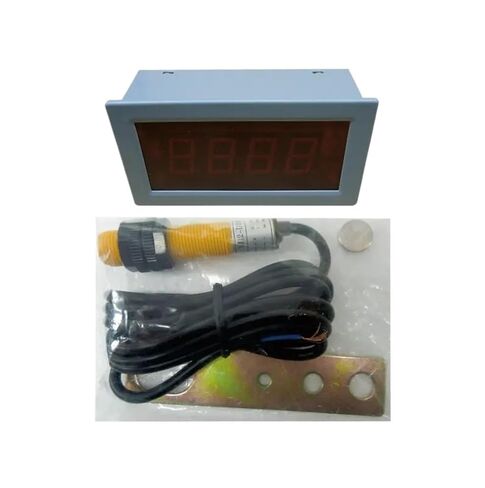 1 قطعة YB5135C عداد رقمي DC5V أو 12 فولت آلة ثقب مغناطيسية بمفتاح مغناطيسي LED 0.56 بوصة تراكم قالب عداد كهربائي (PW8-24V (مغلق بالكامل)) in Kuwait