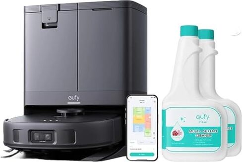 eufy Robot Vacuum X10 Pro Omni + منظف الأرضيات الصلبة الرسمي*2 in Kuwait