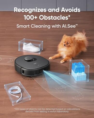 eufy Robot Vacuum X10 Pro Omni + منظف الأرضيات الصلبة الرسمي*2 in Kuwait