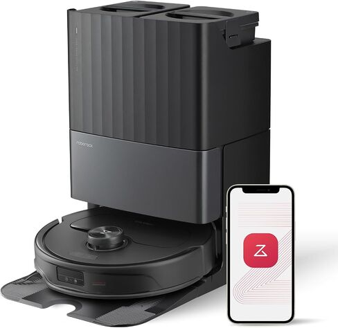 مكنسة وممسحة roborock Qrevo Edge Robot، شفط 18,500Pa، عدم التشابك، هيكل AdaptiLift، غسيل ممسحة الماء الساخن والتنظيف الذاتي للرصيف (متجدد) in Kuwait