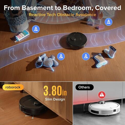roborock Qrevo S Pro Robot Vacuum and Mop with 480ml Floor Cleaning Solution in Saudi Arabia