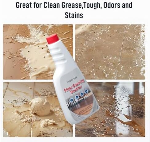 roborock Qrevo S Pro Robot Vacuum and Mop with 480ml Floor Cleaning Solution in Saudi Arabia