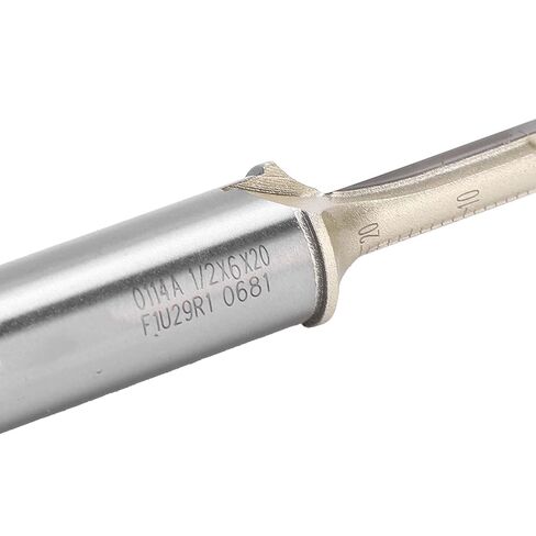 3 Flute Carbide End Mill Milling Cutter Straight Shank CNC Router Bit for Woodworking AK47 1/2x6 Professional Precision Cutting Tool for Solid Wood Density Board in Kuwait