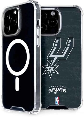 حافظة هاتف Skinit متوافقة مع MagSafe iPhone 13 Pro Max - تصميم شعار ثانوي مرخص رسميًا من NBA San Antonio Spurs in Kuwait