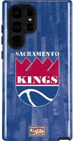 حافظة هاتف Skinit Pro متوافقة مع هاتف Galaxy S22 Ultra - تصميم شعار كبير مرخص رسميًا من NBA Sacramento Kings in Kuwait