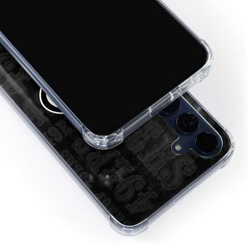 حافظة هاتف Skinit الشفافة متوافقة مع هاتف Galaxy S24 - تصميم أبيض وأسود مرخص رسميًا من NFL San Franciso 49ers in Kuwait