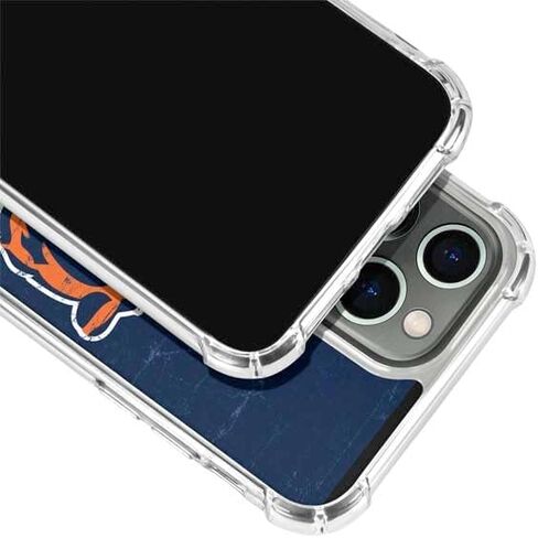 Skinit Clear Phone Case Compatible with iPhone 13 Pro Max - Officially Licensed NFL Chicago Bears - Alternate Distressed Design in Kuwait