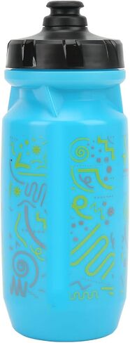 BORDSTRACT Sports Water Bottle, 550ml/18oz Squeeze Water Bottle with Athletic Design, Leak Proof BPA Free Water Bottle for Cycling, Gym, Hiking, Traveling (Blue) in Kuwait