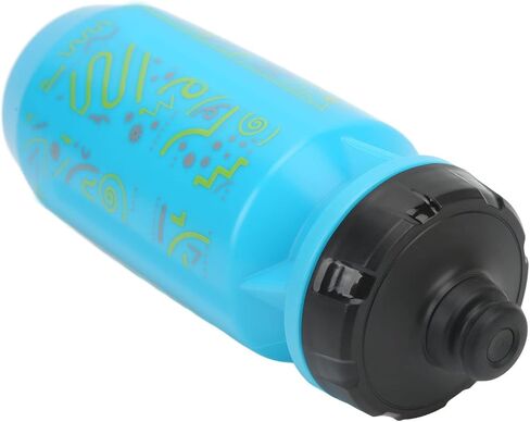 BORDSTRACT Sports Water Bottle, 550ml/18oz Squeeze Water Bottle with Athletic Design, Leak Proof BPA Free Water Bottle for Cycling, Gym, Hiking, Traveling (Blue) in Kuwait