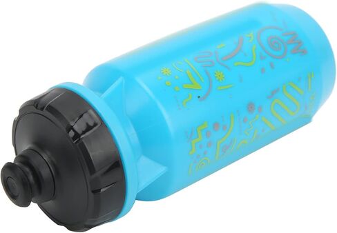 BORDSTRACT Sports Water Bottle, 550ml/18oz Squeeze Water Bottle with Athletic Design, Leak Proof BPA Free Water Bottle for Cycling, Gym, Hiking, Traveling (Blue) in Kuwait