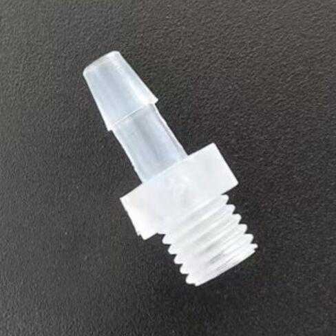 1/4-28UNF Male Threaded to Barbed Fittings - PP Reusable plastic Hose Connectors for Laboratory(3.2mm 1/8inch Female Thread) in Kuwait