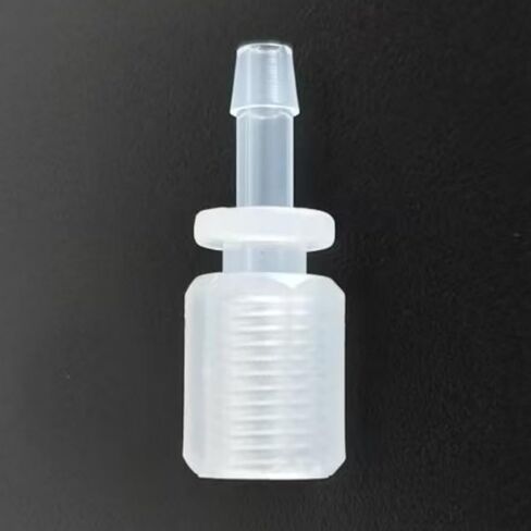 1/4-28UNF Male Threaded to Barbed Fittings - PP Reusable plastic Hose Connectors for Laboratory(3.2mm 1/8inch Female Thread) in Saudi Arabia