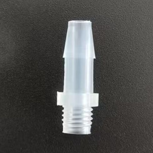 1/4-28UNF Male Threaded to Barbed Fittings - PP Reusable plastic Hose Connectors for Laboratory(3.2mm 1/8inch Female Thread) in Saudi Arabia