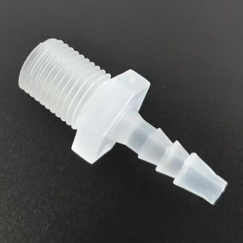 5/32" Barb to 1/4" G Male Thread Adapter - 25PCS PP Reusable Plastic Hose Barb Fittings for Lab, Food Machinery, and Aquarium Equipment in Kuwait
