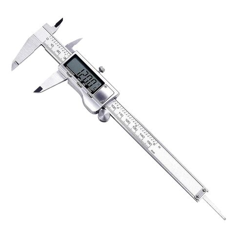 150mm/6Inch Caliper Tool Stainless Steel Depth Ruler with Large LCD Screen in Saudi Arabia