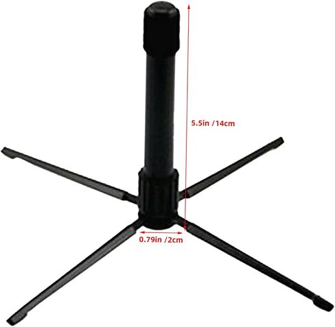 20pcs Portable Foldable Flute Stand with Stable Base and Support for Desktop Use Lightweight and Compact Design for Musicians and Wind Instrument Players in Kuwait