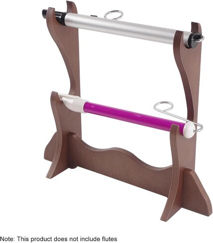 Desktop Flute Stand Display Holder Sturdy Lightweight Violin Bows Rack Organization Practical Convenient for Flute Players Brown in Kuwait