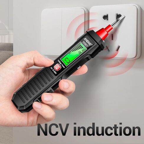ST181 المشبك متر مع VD807 اختبار الجهد عدم الاتصال يقيس التيار المتردد، AC / DC الجهد، السعة، المقاومة، الثنائيات، استمرارية التردد الخلفي أدوات كهربائية، اختبار القلم بحجم الجيب in Kuwait