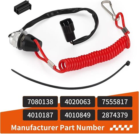 مجموعة مفاتيح تشغيل الحبل لـ Polaris Snowmobile 440 550 600 700 800 1999-2016 2874379 4010187 4010849 in Kuwait