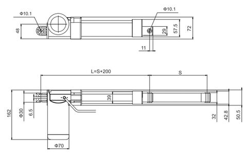 JC35DNF Electric Linear Actuator 500n-6000n Permanent Magnet Construction Brushless 1Pcs in Kuwait