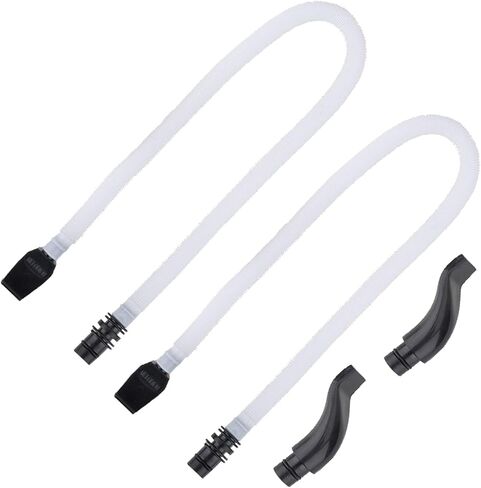Melodica Mouthpieces Tube Set, Long Flexible Plastic Replacement Parts Musical Instrument Accessory for Harmonica, ABS Material, 2 Set in Saudi Arabia