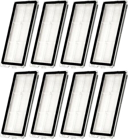 Replacement Filters Compatible with Roborock Qrevo S, Qrevo Plus, Qrevo Pro, Qrevo S5V, QV 35A, QV 35S, Qrevo Edge, Qrevo Edge S5A, Qrevo Curv, Qrevo Curv S5X, Robot Vacuums, 8-pack in Kuwait
