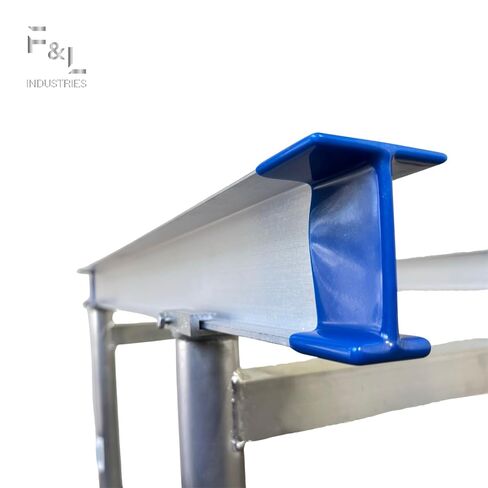 F&L ألومنيوم I-Beam - سبيكة 6061، حاجز دعم هيكلي لأرجل حامل مكيف الهواء بطول 36 بوصة، مصمم للموافقات على كود البناء. (تمت الموافقة على قانون البناء في ميامي ديد وفلوريدا) (عبوة من 36 بوصة - قطعتين) in Kuwait