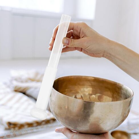 Clear Acrylic Singing Bowl Mallet, 7.8 Inch Bowl Striker for Crystal Tibetan Singing Tools, Smooth Meditation Stick for Yoga Sound Bath Healing in Kuwait