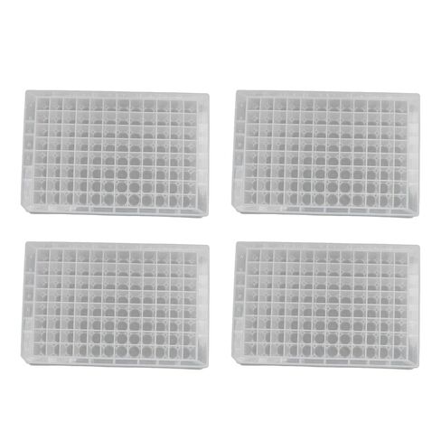 Deep Well Plate, 96 Wells Deep Well Storage Plate, 2.2 mL, Autoclavable, Polypropylene, Pack of 10, for Identification System, Hts, Motherboard Sampling and Storage in Kuwait