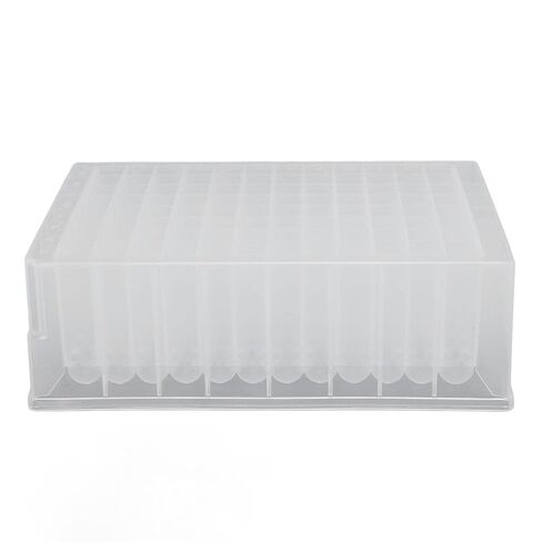 Deep Well Plate, 96 Wells Deep Well Storage Plate, 2.2 mL, Autoclavable, Polypropylene, Pack of 10, for Identification System, Hts, Motherboard Sampling and Storage in Kuwait