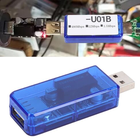 EBTOOLS USB المعزل الرقمي، 480Mbps عزل عالي السرعة مع حماية 3.75 كيلو فولت RMS لأجهزة USB الصناعية، واجهات الصوت والمناطق الحساسة للضوضاء (أزرق شفاف) in Kuwait
