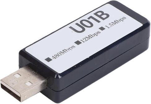 عازل رقمي USB من Gugxiom مع شريحة ADUM3165، سرعة عالية 480 ميجا بت في الثانية، عزل 3.75 كيلو فولت، مزيل الحلقة الأرضية للصوت DAC، حماية من التحميل الزائد (أسود) in Kuwait