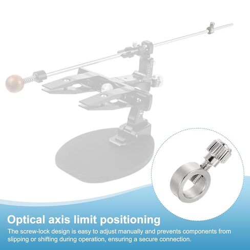 PATIKIL 6pcs Set Screw Collars 10.05mm Bore Shaft Collars, 15mm OD, 6mm Height with 6pcs M4 Hand Screws, Landing Gear Stopper Wheel Collar, Silver in Kuwait