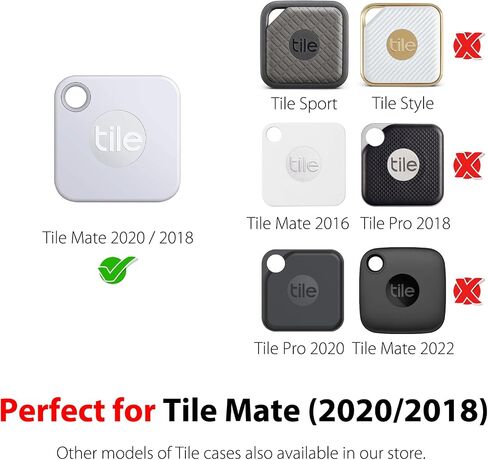 Silicone Tile Dog Collar Holder for Tile Mate 2020 & 2018, 2 Pack Tile Case Protective Cover for Pet Dog Cat (Black/Orange) in Saudi Arabia