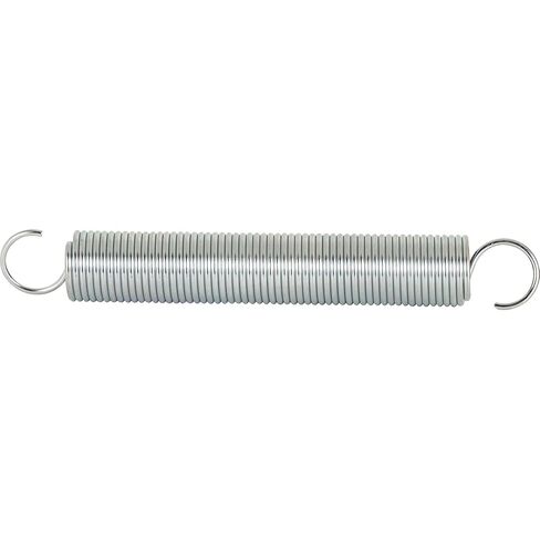 Handyman Springs SP 9628 زنبرك تمديد، هيكل من الصلب الزنبركي، لمسة نهائية مطلية بالنيكل، 0.105 GA × 1-1/16 بوصة × 7 بوصة، حلقة واحدة مفتوحة (عبوة واحدة) (عبوة من قطعتين) in Kuwait