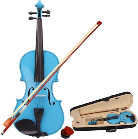 Violin set with case, children's violin blue (3/4) in Saudi Arabia