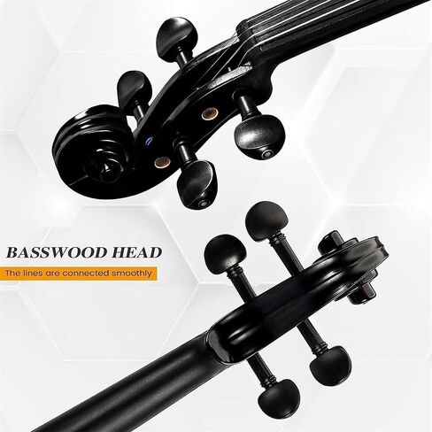 Full-size violin set black in Saudi Arabia